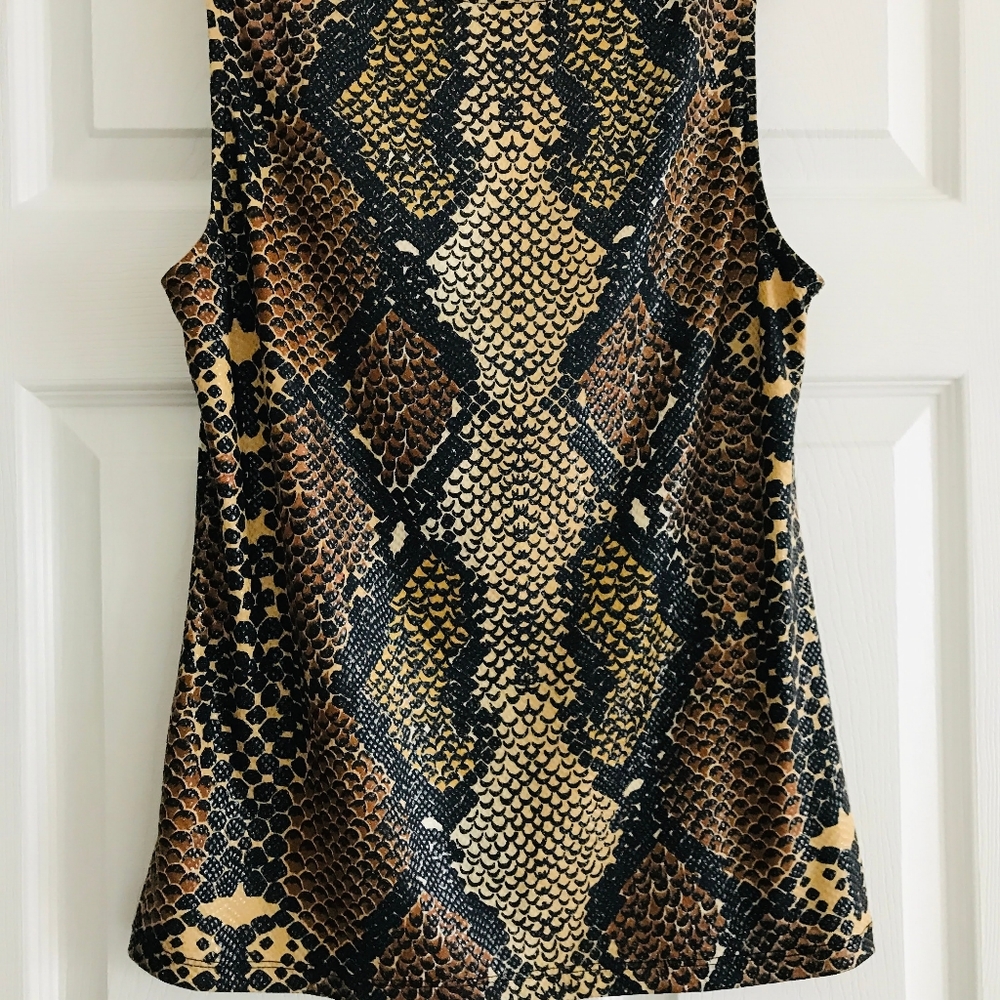 Ellen Tracy Python Tank - Picture 4 of 6